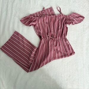 Jenna and Jessie Striped Romper